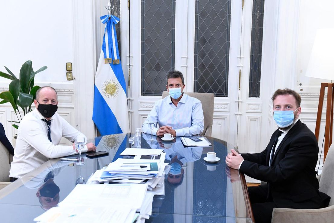 Insaurralde se reunió con Massa y le brindó apoyó para modificar Ganancias