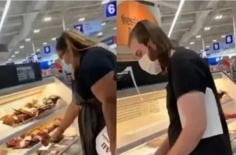 Funeral vegano: activistas "velaron" las carnes en venta de un supermercado