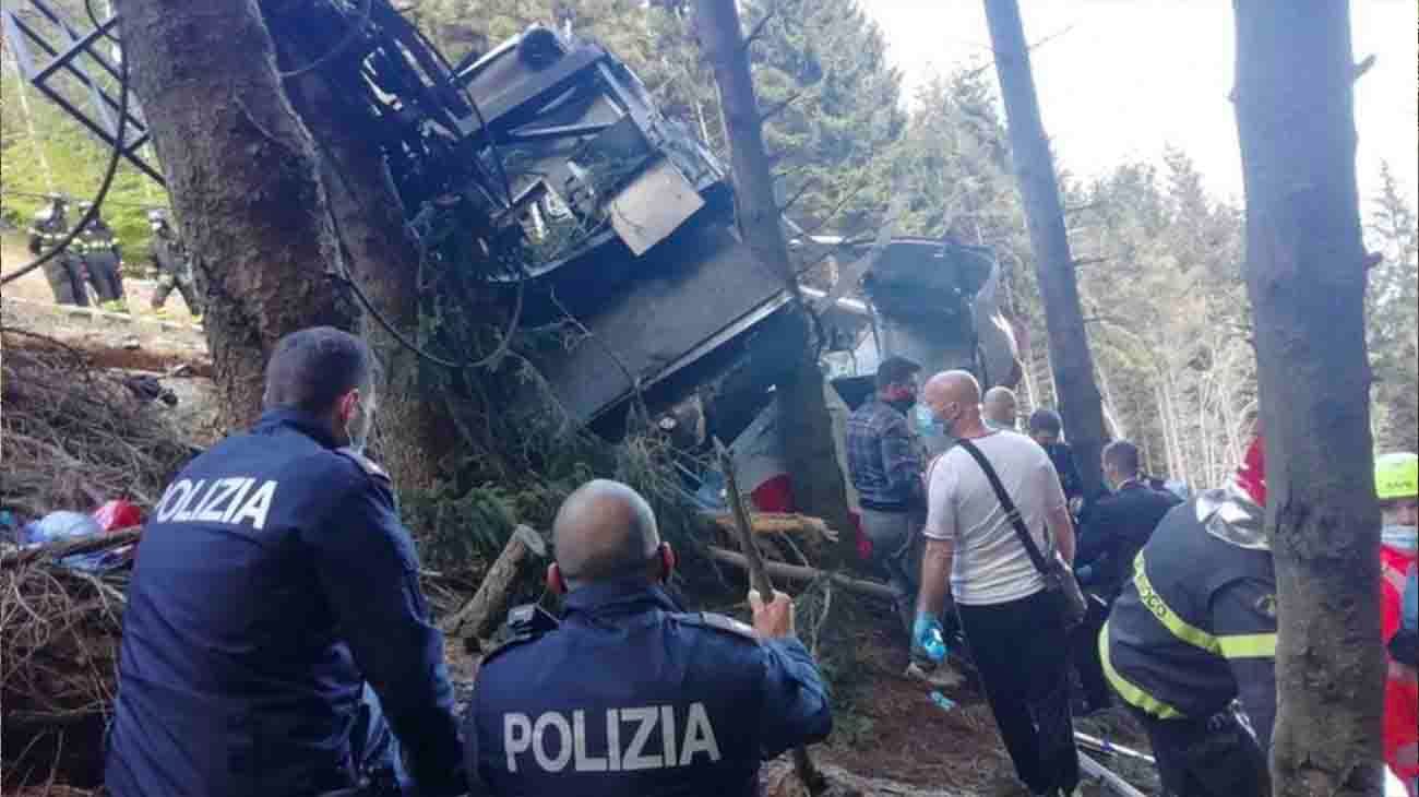 Impactante | Se difundió un vídeo inédito del accidente del teleférico de Stresa