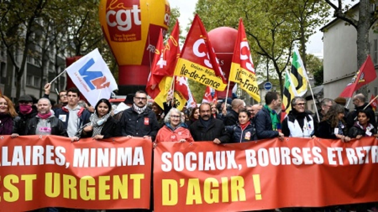 Galería de fotos: apoyo internacional al paro general de la CGT