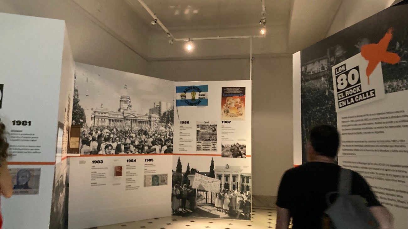 Una muestra revive al rock nacional de los '80 en el Museo Histórico