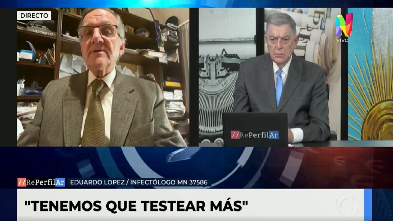 Eduardo López: “Los datos son muy duros, tenemos una curva de muertes en ascenso”