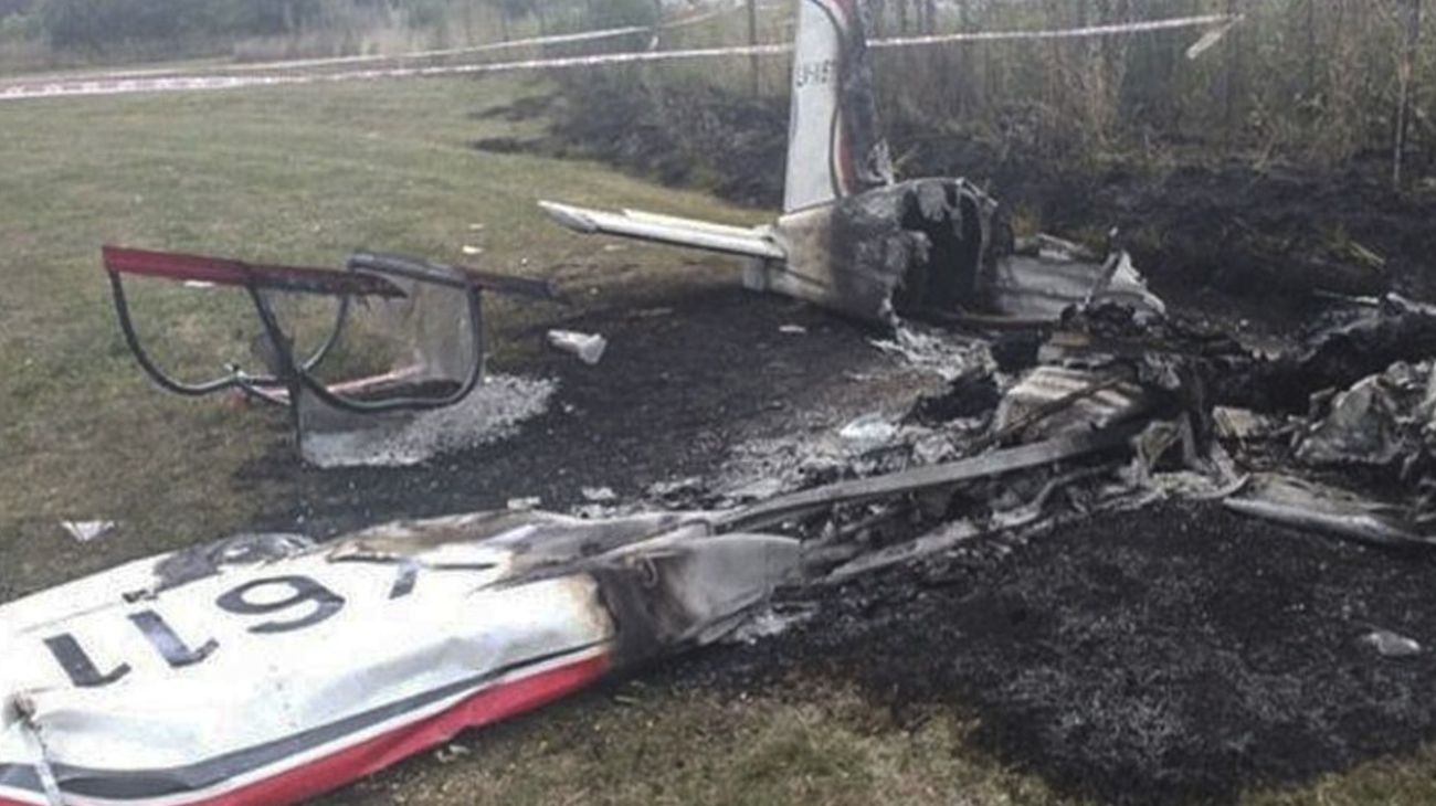 Cayó una avioneta experimental en General Rodríguez: hay dos muertos