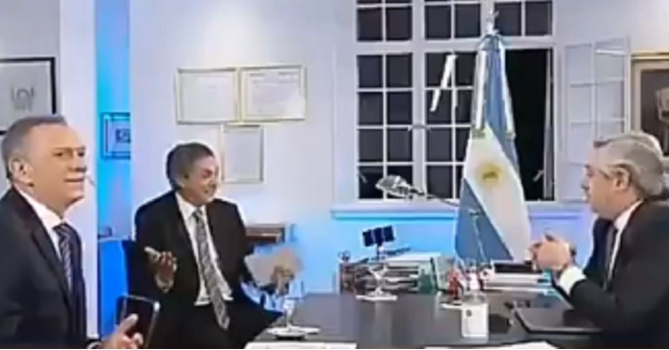 Los picantes cruces entre Alberto Fernández, Marcelo Bonelli y Edgardo Alfano