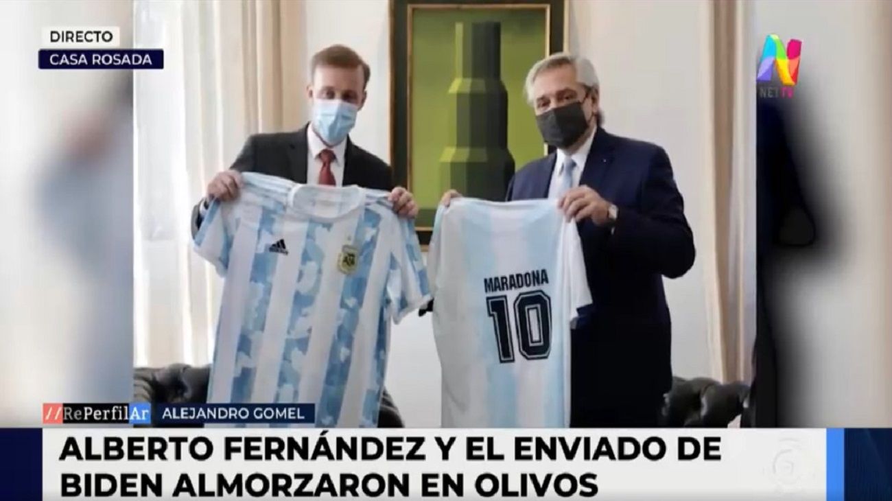 Alberto Fernández tuvo una reunión positiva con el enviado del Gobierno de Joe Biden