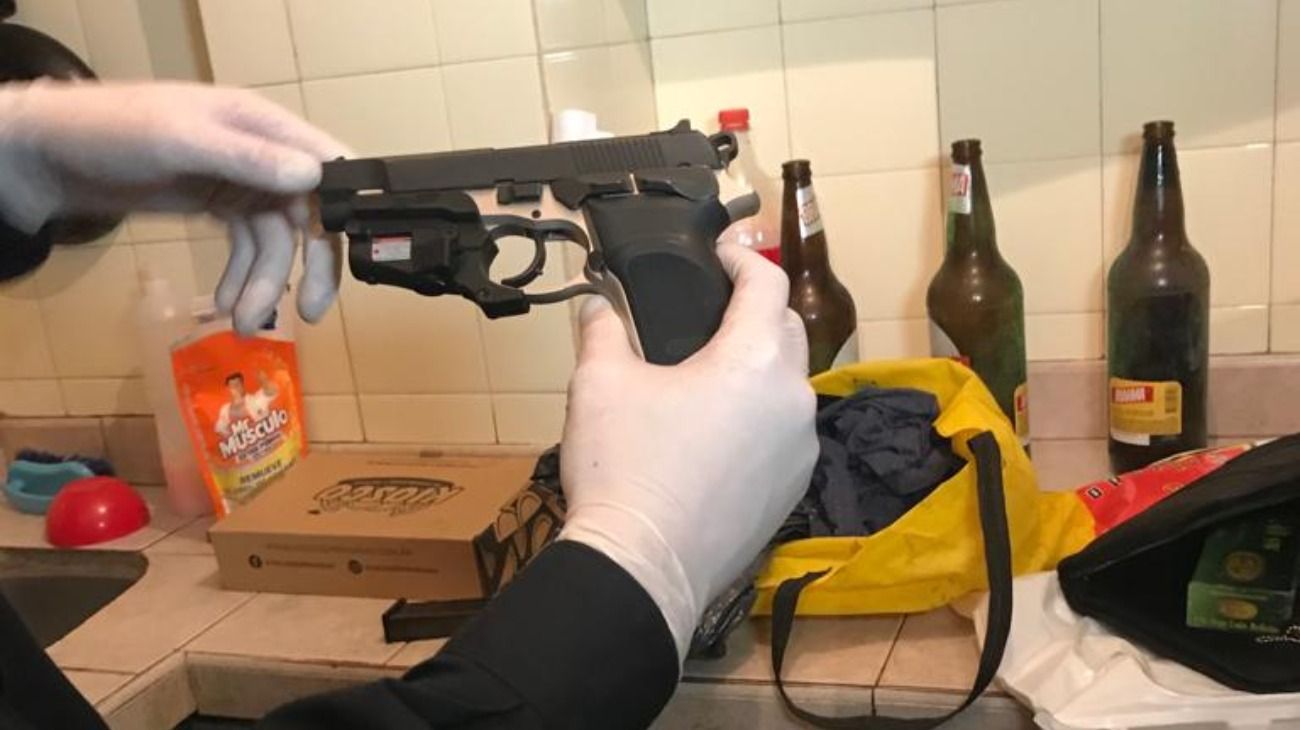 Encontraron el arma con la que habrían atacado a tiros a Olivares y a Yadón