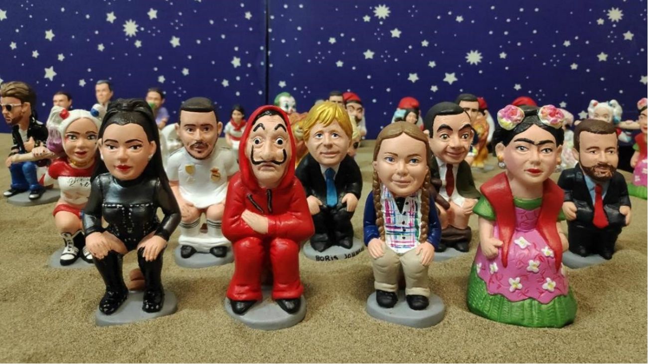 Rosalía, "La casa de papel" y Rita Thunberg se convierten en los "caganers" del año