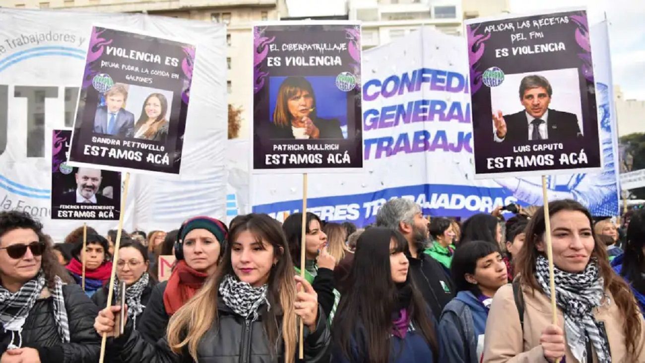Desde el movimiento feminista confirman un acuerdo para “tirar abajo la Ley de Bases”