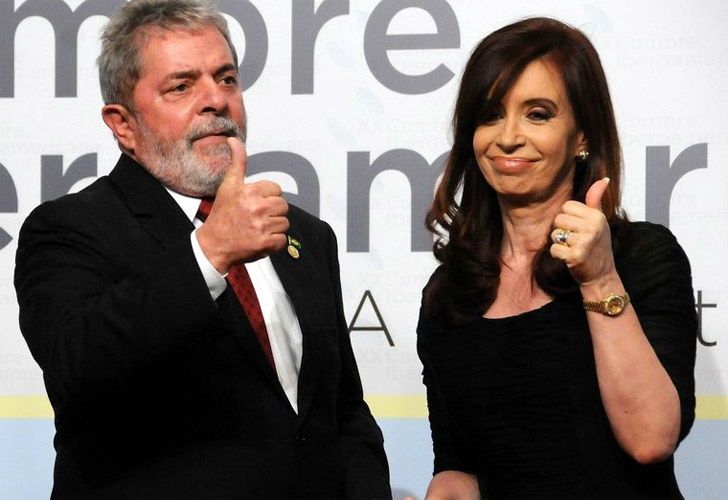 Lula se solidarizó con Cristina y habló de una "cacería judicial" en Argentina