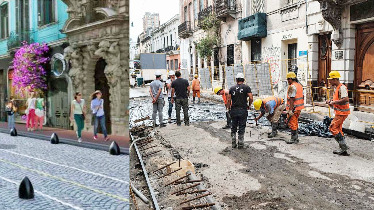 Polémica entre vecinos y la Ciudad por las obras en el Casco Histórico