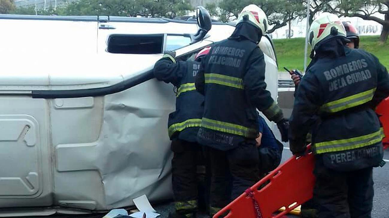 Tras un choque múltiple, liberan el tránsito en General Paz
