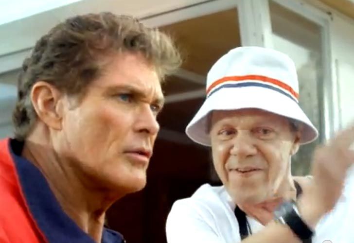 David Hasselhoff ya promociona las playas bonaerenses