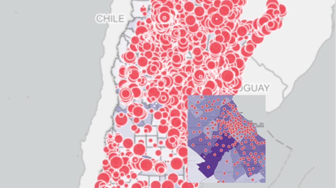Mapa: dónde están los mayores de 60 años que deberán vacunarse