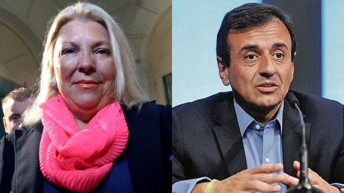 Los carteles de Quintana y Carrió
