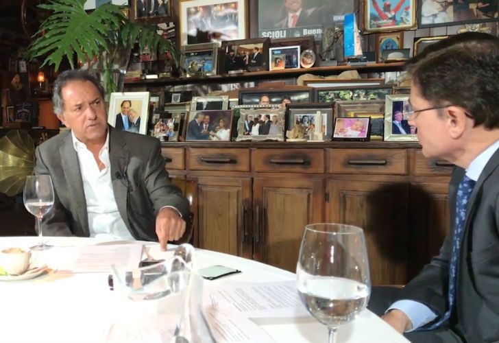 Daniel Scioli: “Siento aprecio y respeto por Macri”
