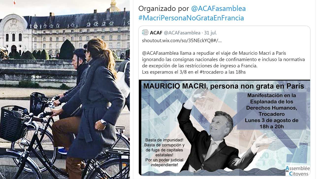 Anuncia un escrache contra Macri un grupo de argentinos que viven en París