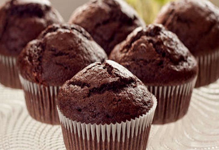 Muffins de chocolate aptos para respetar dietas