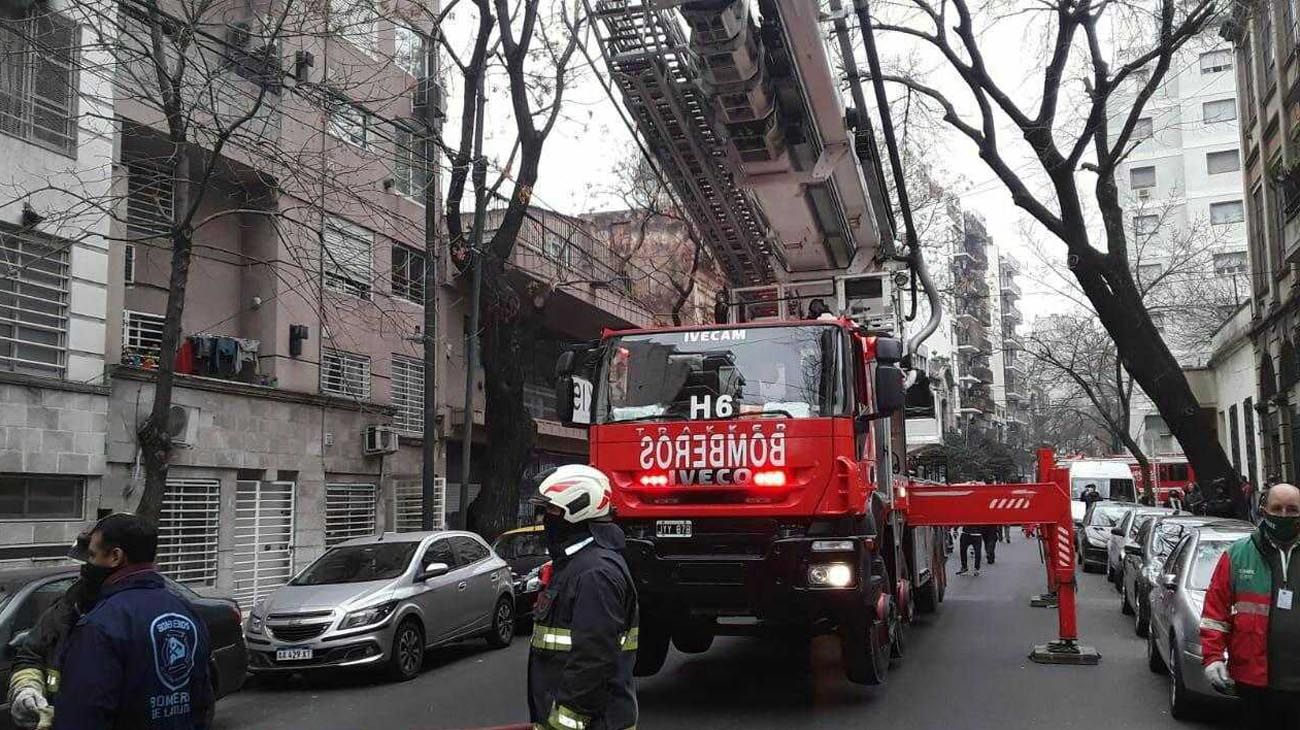 Alarma en el barrio de Almagro por incendio en un edificio