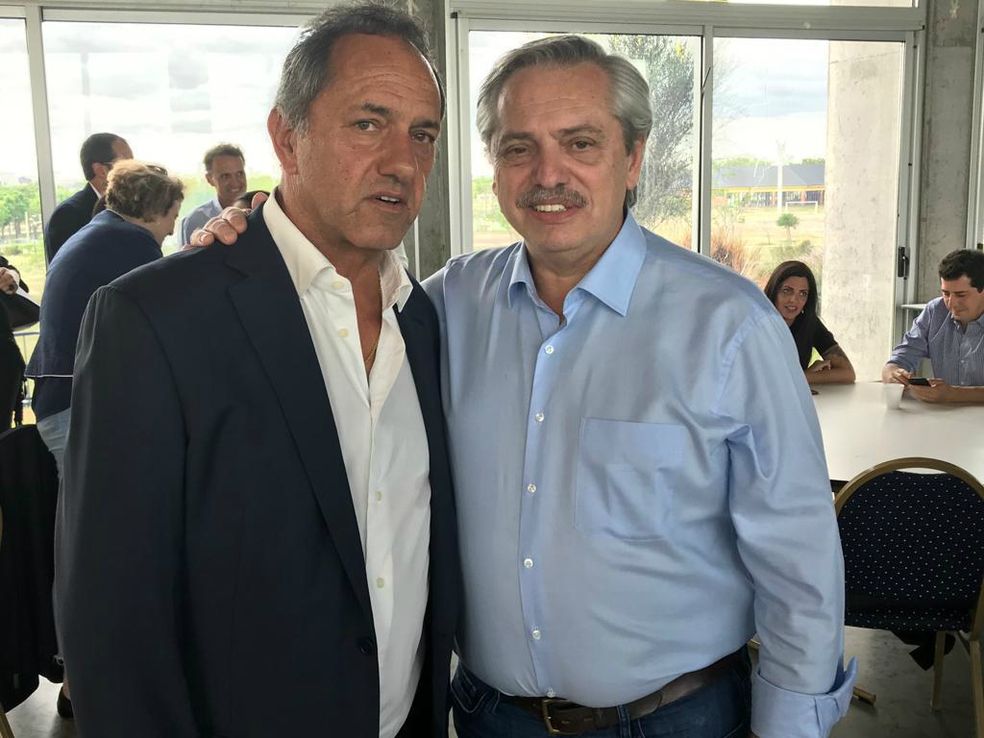 Scioli estará en el debate presidencial como invitado de Alberto Fernández