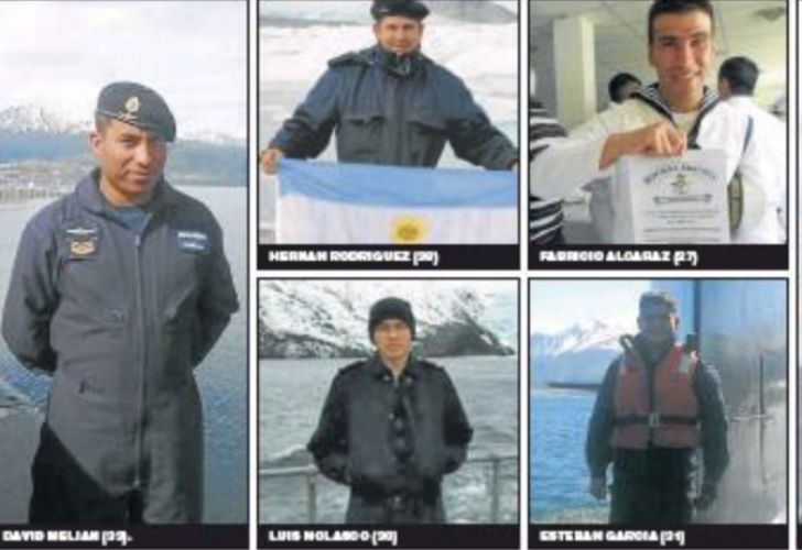 Quiénes son los tripulantes a bordo del submarino desaparecido