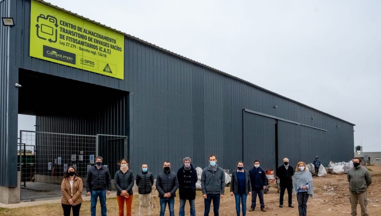 Inauguran un centro de tratamiento de envases de agroquímicos en Junín