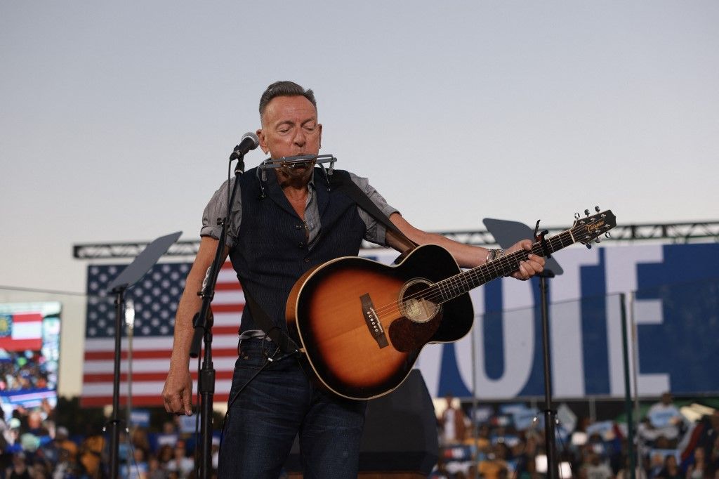 Bruce Springsteen tomó partido por Kamala Harris y llamó "tirano" a Donald Trump