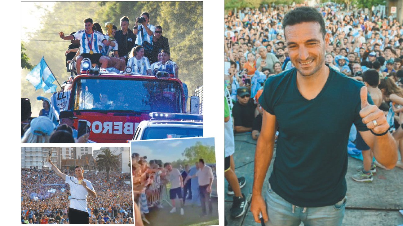 Los campeones volvieron a sus pagos como héroes
