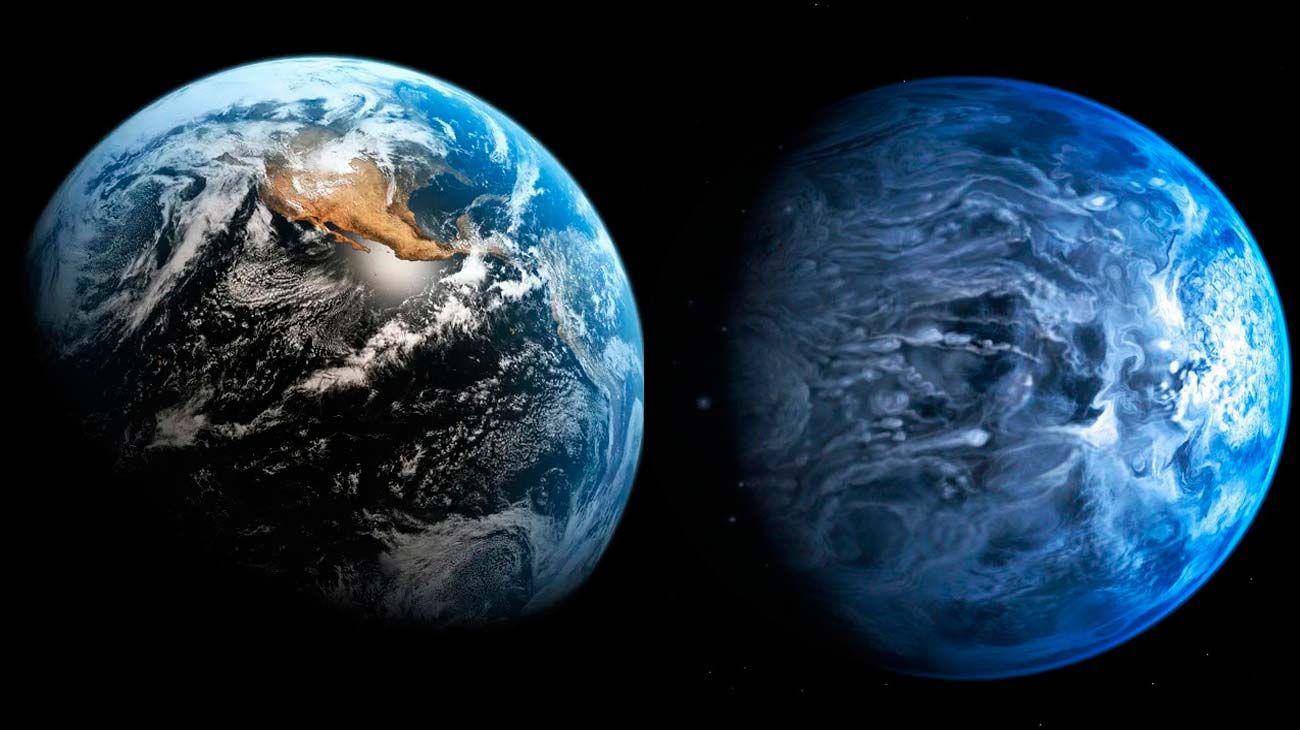 La versión exótica de la Tierra: un planeta que esconde un entorno extremo con vientos de 8.000 km/h