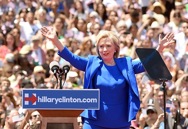 Hillary lanzó su campaña a la presidencia con un acto en Nueva York