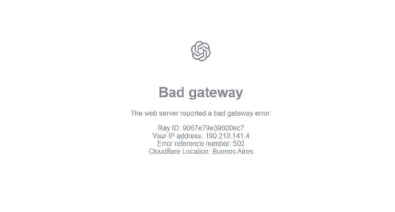 Se cayó ChatGPT en todo el mundo: qué pasó con el chatbot de OpenAI
