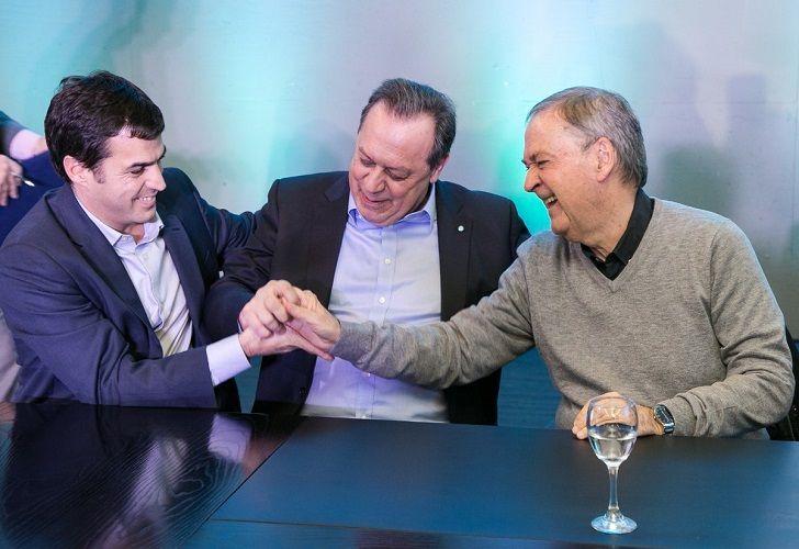 Schiaretti y un amigo que "se sintió como en casa"