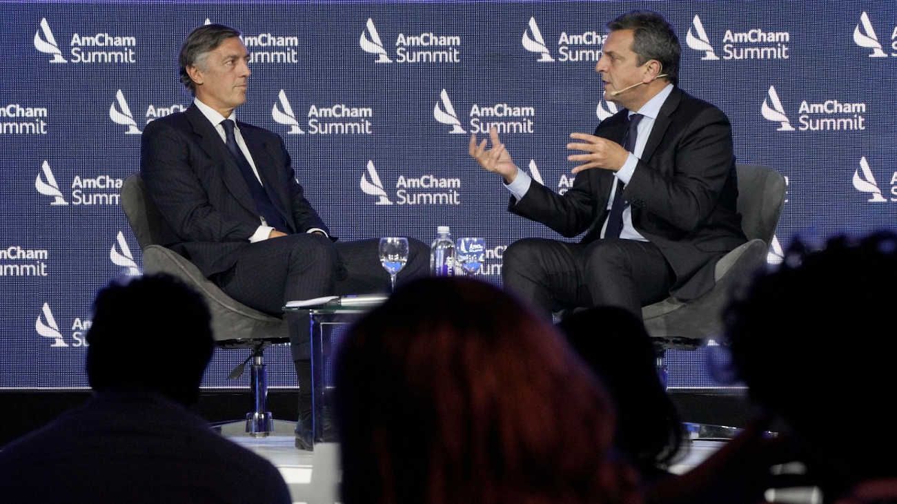 Alivio empresario en la AmCham Summit 2023: asoma Massa candidato y guiño de Rodríguez Larreta