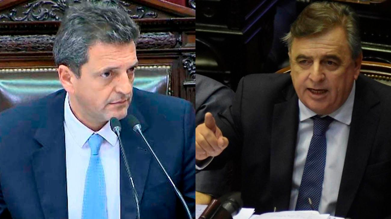 Sergio Massa cruzó a Mario Negri por la derogación de las PASO: "Termine con su show"