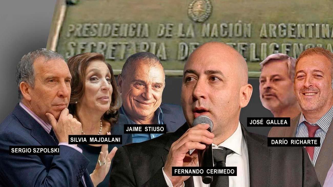 Las sociedades de Fernando Cerimedo con el círculo del elenco estable de la SIDE