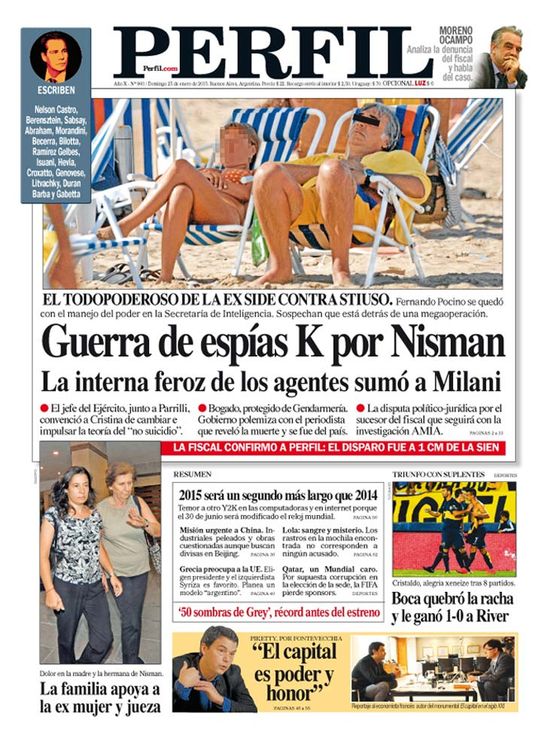 Guerra de espías K por Nisman