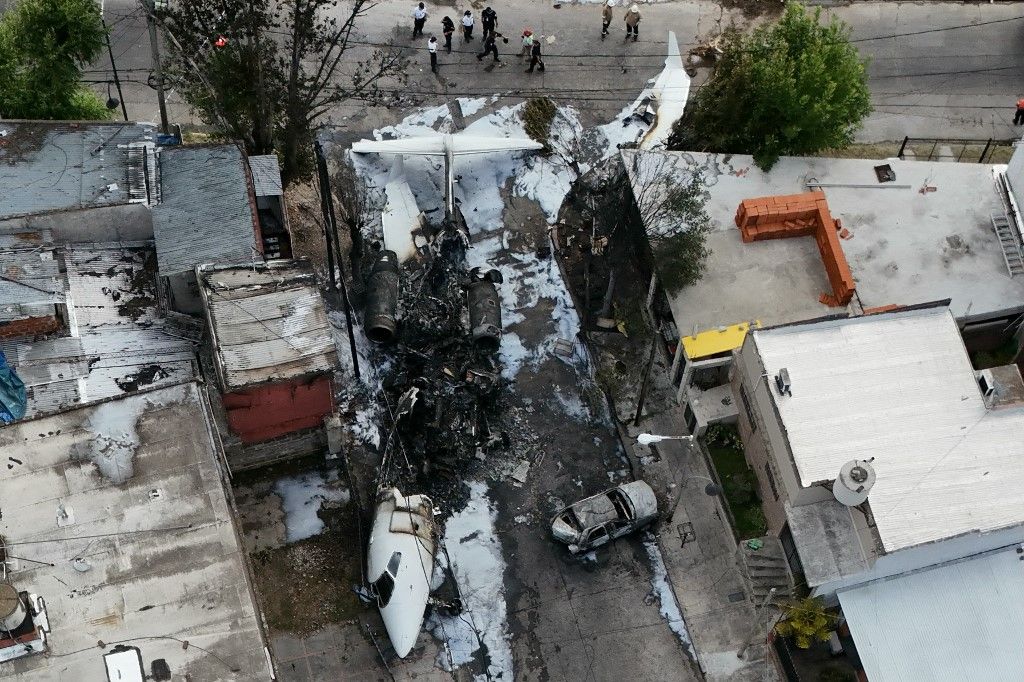 San Fernando: se estrelló un avión privado que venía de Punta del Este y murieron los dos pilotos