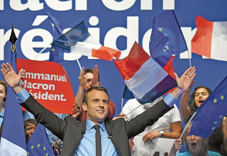 Macron, el candidato que puede derrotar a Le Pen