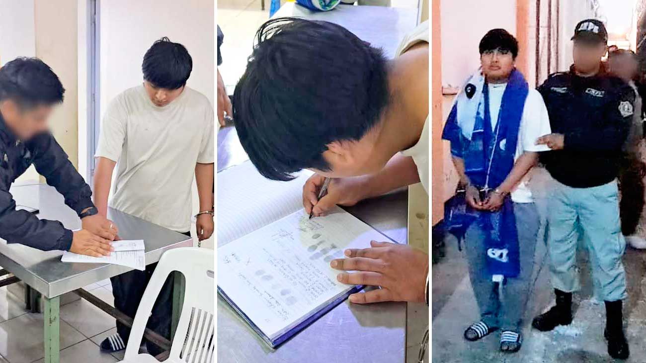 Con chanclas y toallón: las primeras horas de Pequeño J en un penal superpoblado