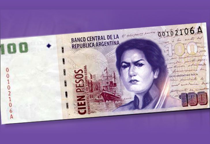 Proponen cambiar a Roca por Azurduy en los billetes de $100