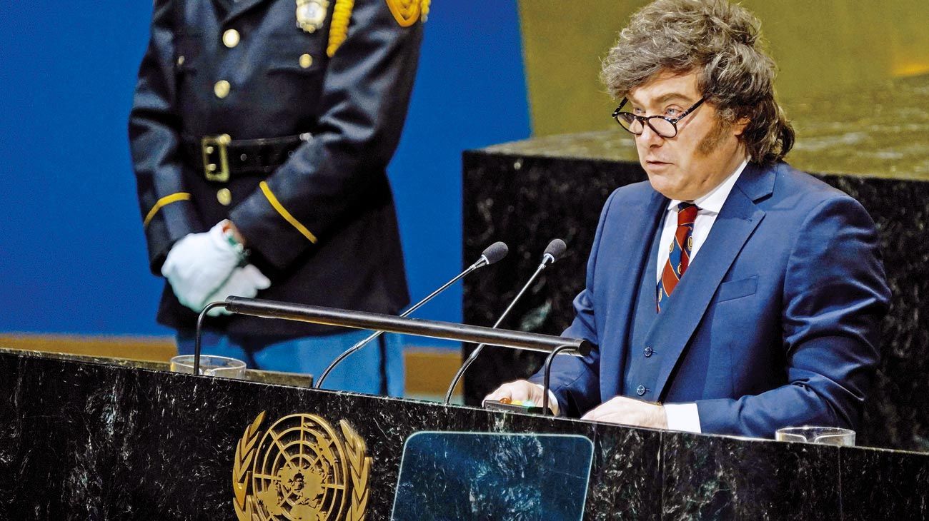 Milei en la ONU: offside con Malvinas y volvió a aferrarse a Benjamín Netanyahu