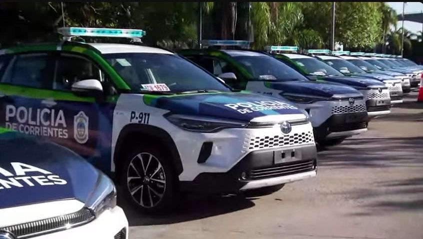 La Policía de Corrientes cuenta con sus primeros 50 móviles híbridos