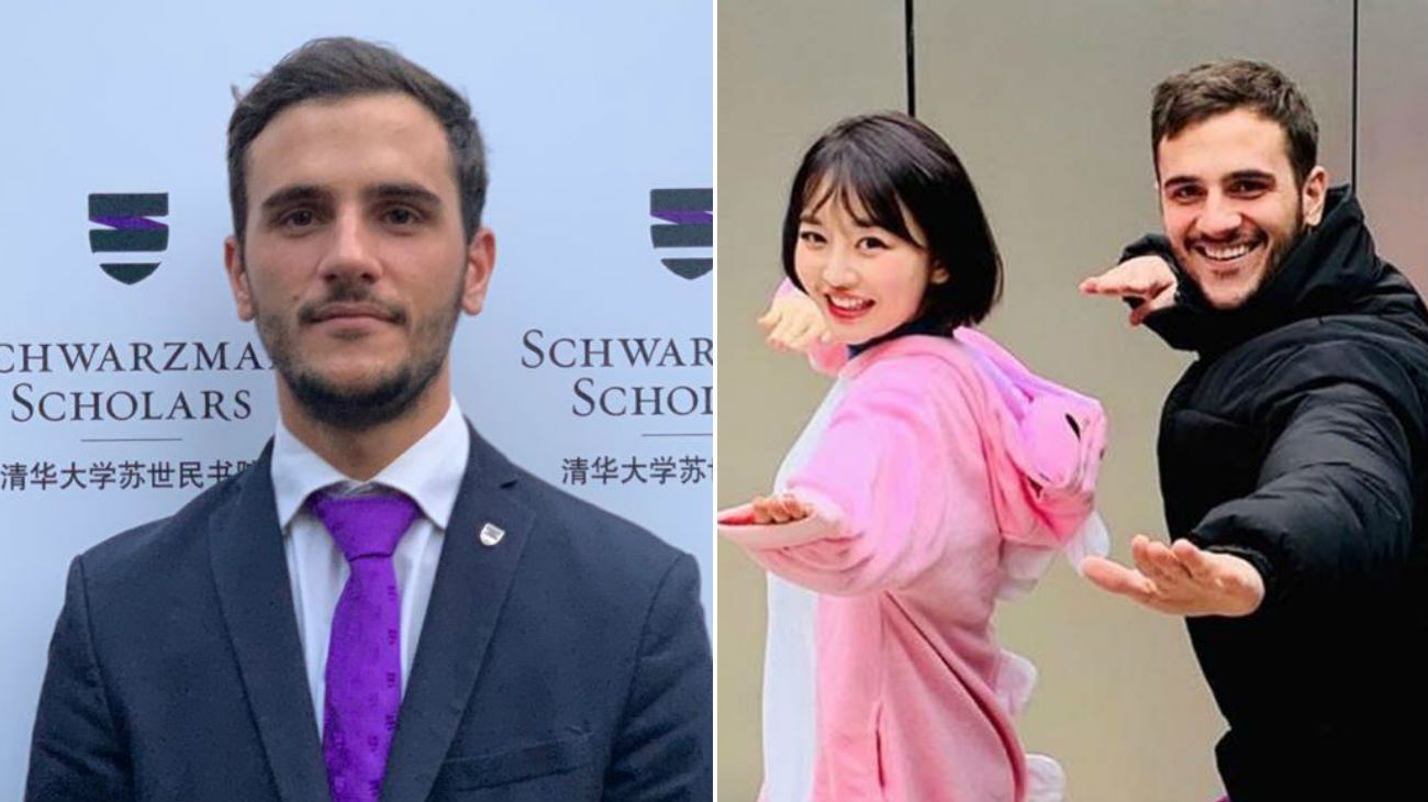 Piter Robledo tuvo que dejar China por el Coronavirus y se quedó en Europa