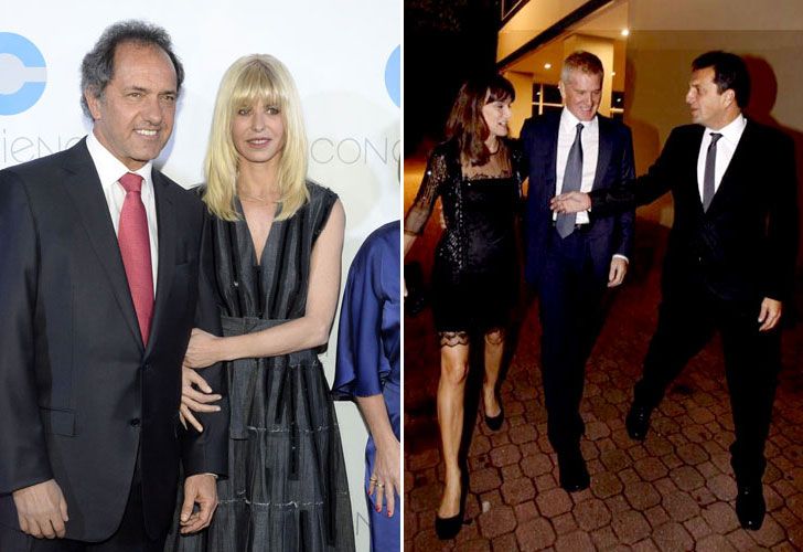 Scioli y Massa en la Gala de Conciencia, Macri mandó a Awada y a Larreta