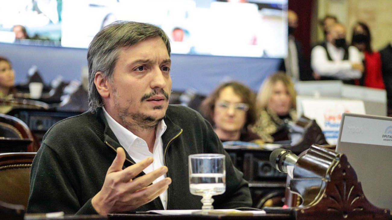 Máximo Kirchner: "El FMI no está en condiciones de imponerle nada a nadie”