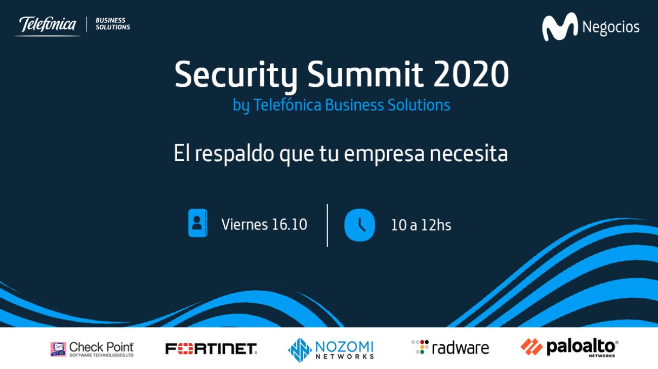 Telefónica Business Solutions y Movistar Negocios presentan el Security Summit 2020