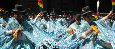 La comunidad boliviana copó el casco histórico