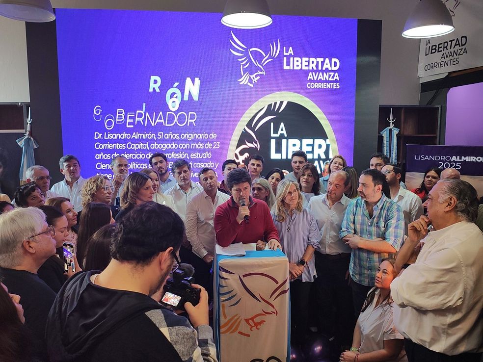 Corrientes: La Libertad Avanza presentó sus candidatos con Almirón y Karsten al frente