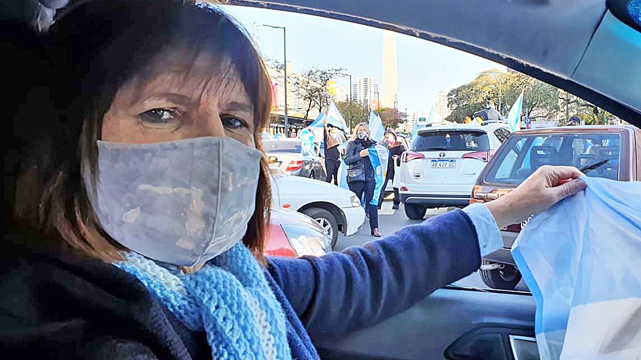 Patricia Bullrich convocó a una nueva marcha opositora en respaldo de Bruglia, Bertuzzi y Castelli