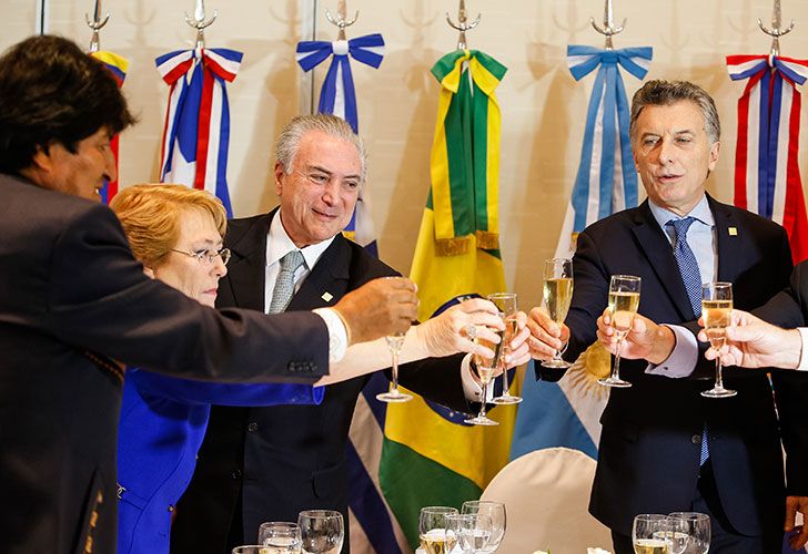 Macri llamó al Mercosur a apurar acuerdos comerciales