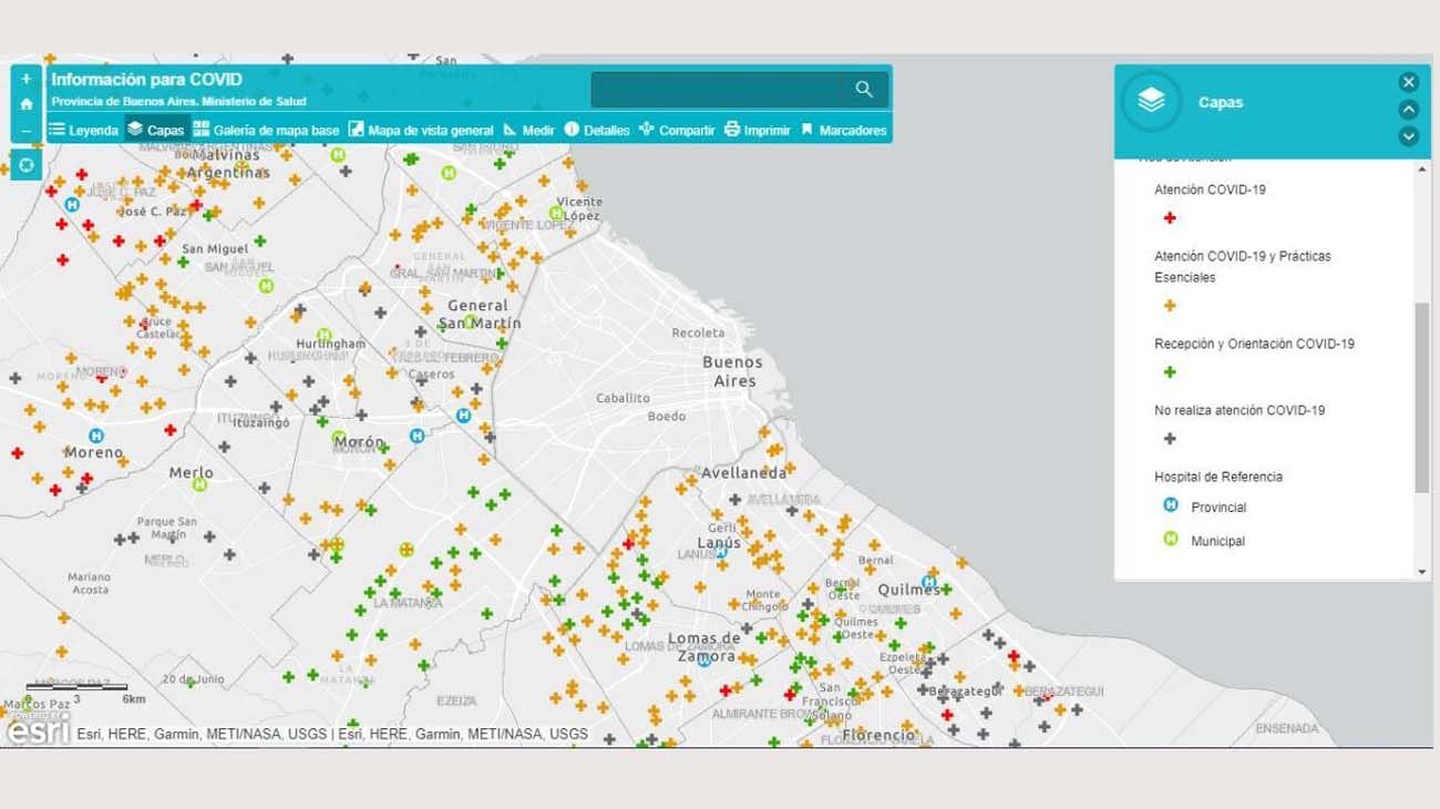 Así es el mapa del coronavirus en los barrios más vulnerables de la Provincia